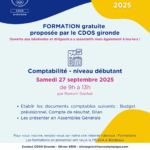 À vos agendas ! Formation du CDOS Gironde - Septembre 2025